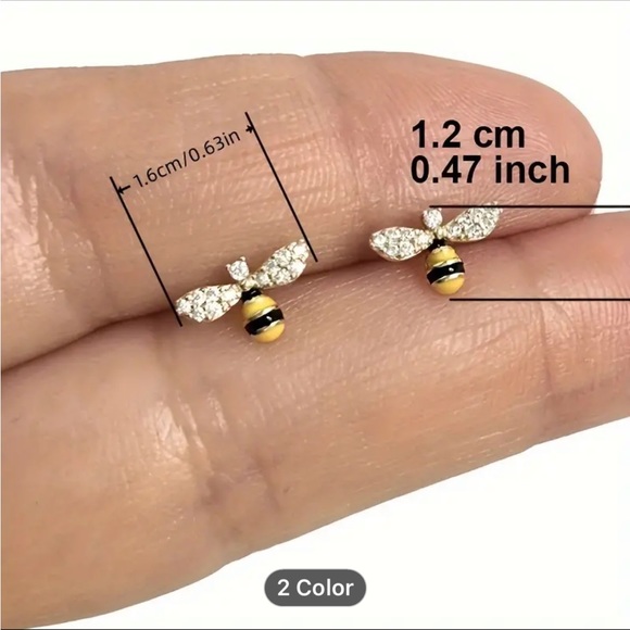 Bee Fashion earrings NEW - Picture 2 of 3